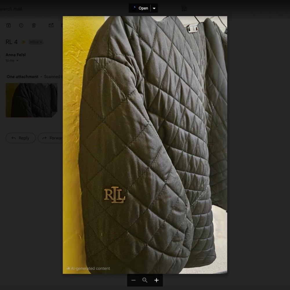 Ralph Lauren Black Jacket - Picture 4 of 7